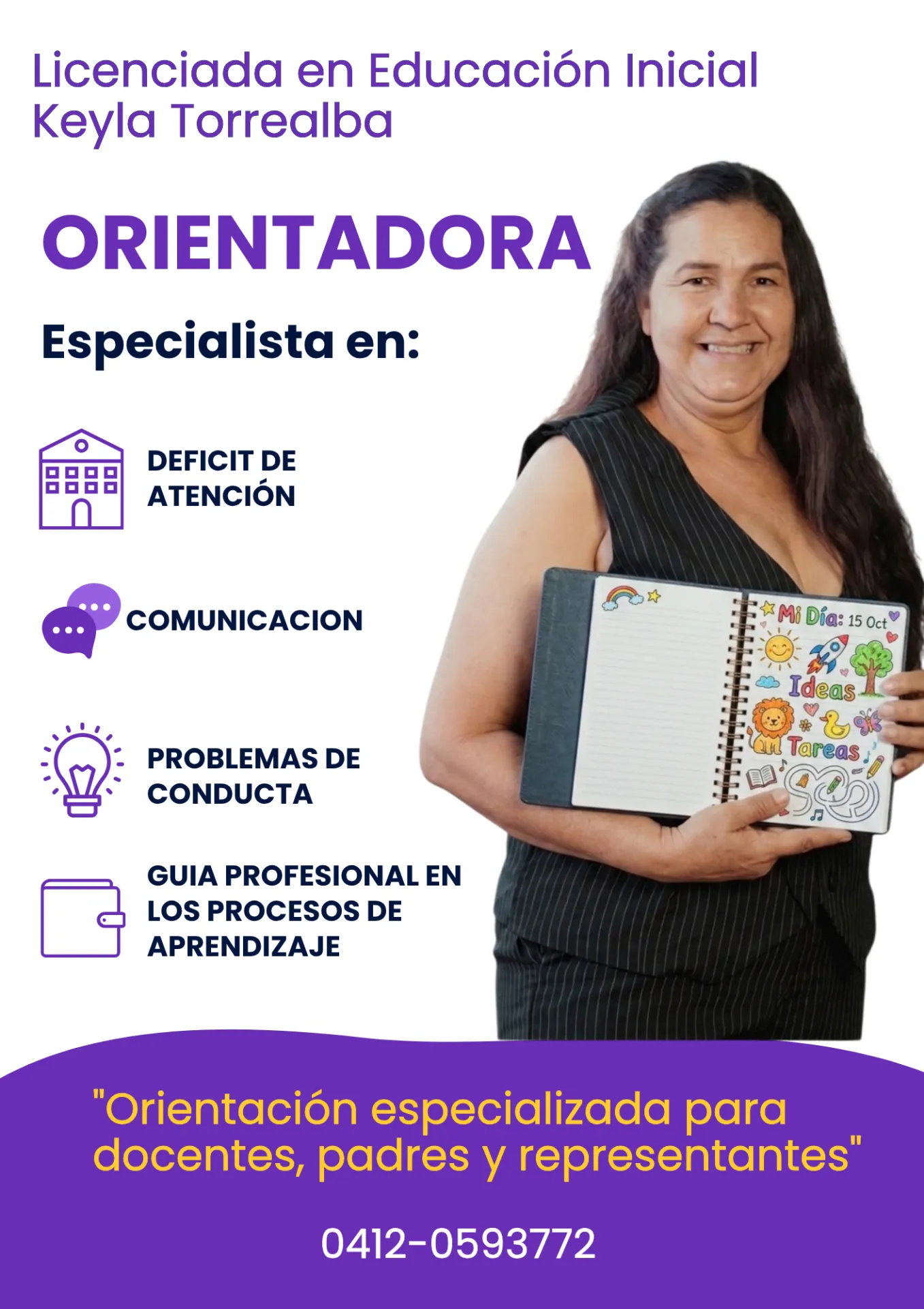 Orientación Infantil, Docente y representantes.